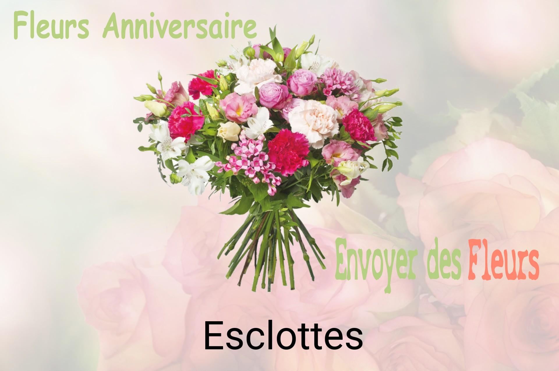 Bouquet de fleurs d’anniversaire livré à Esclottes